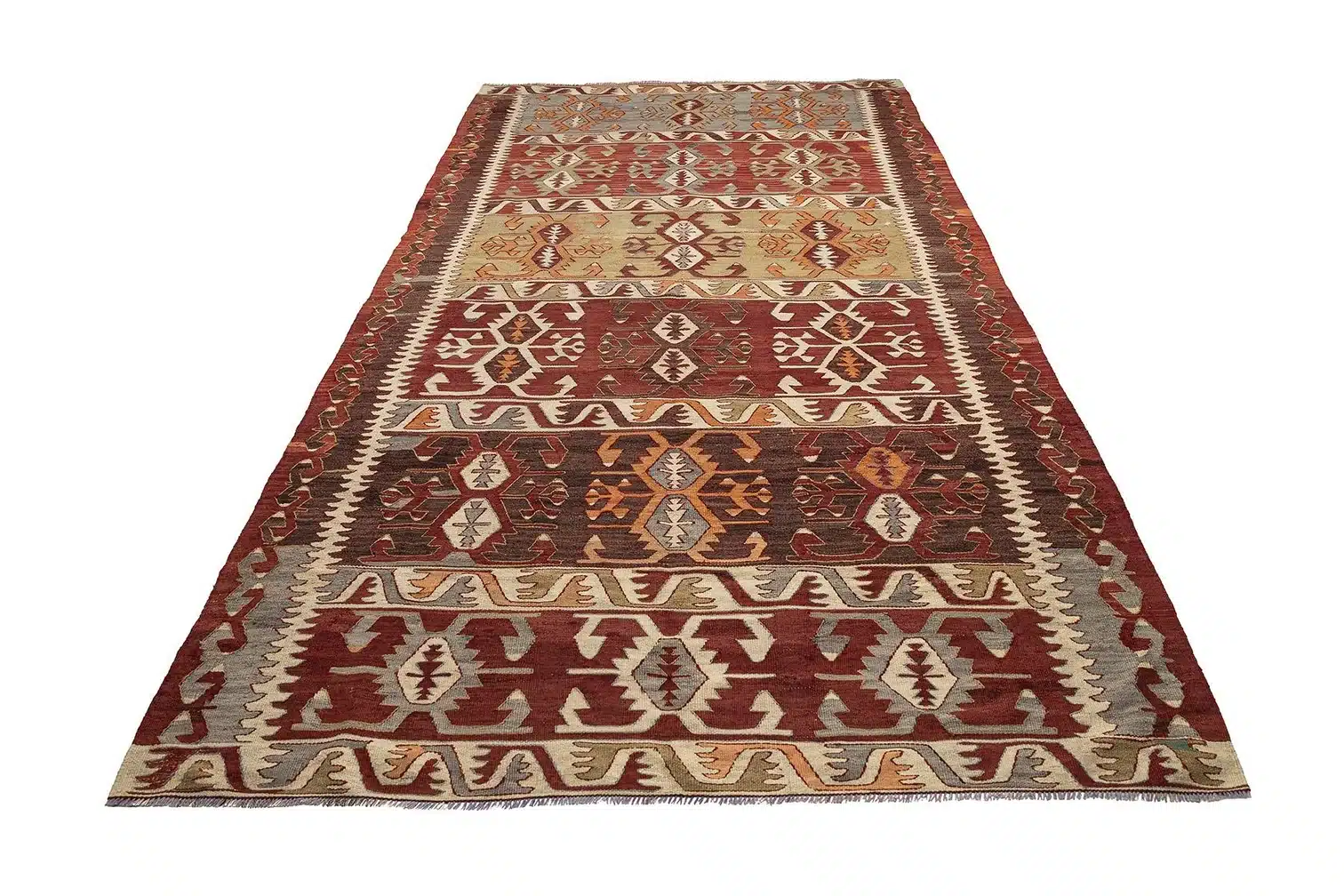 Konya Vintage Kelim Mål: ca. 177 × 347 cm - Billede 3