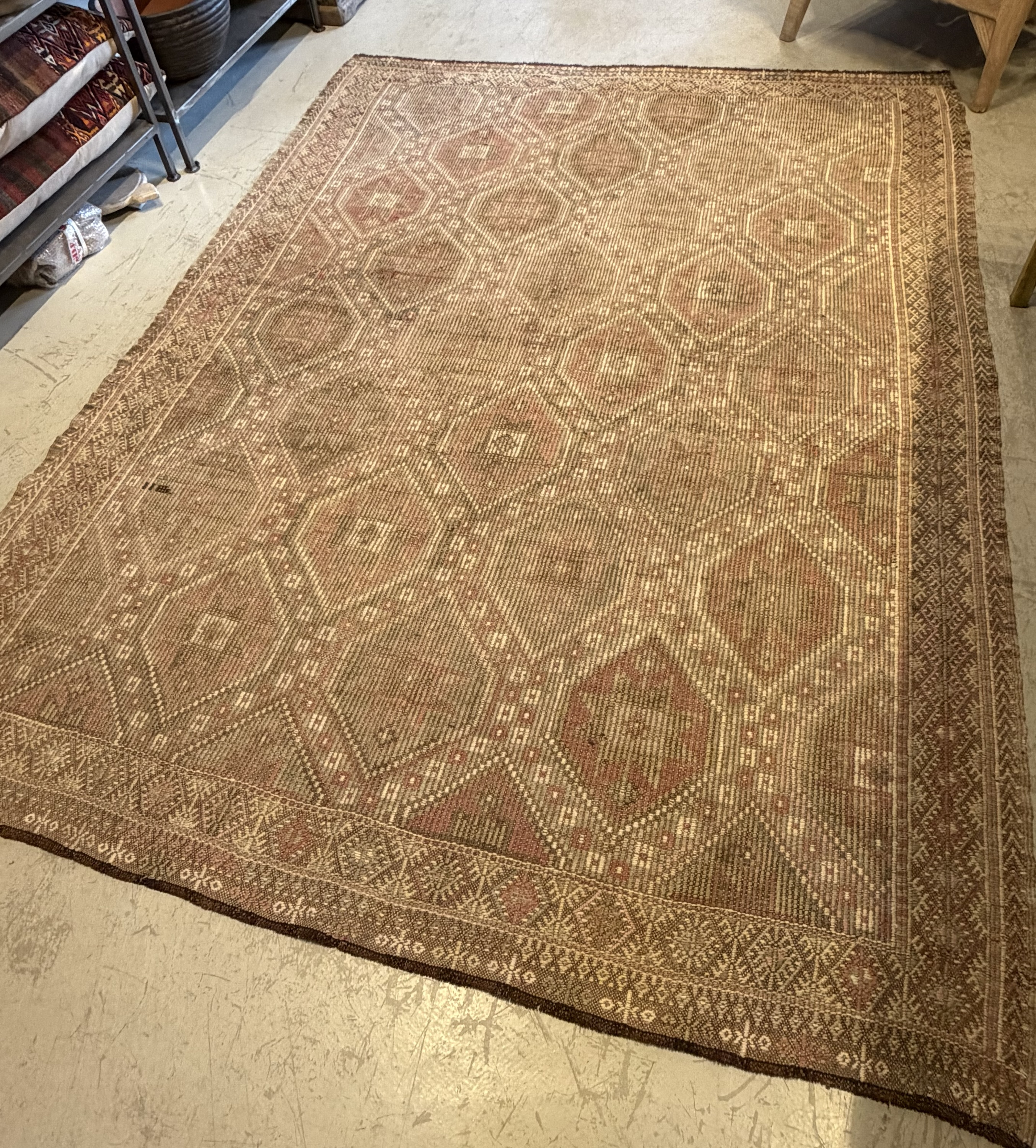 Vintage kelim 180 × 245 cm