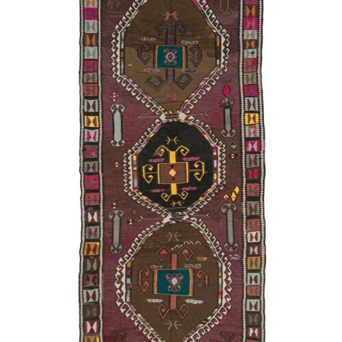 Kars Kelim Tæppe – 152 × 370 cm