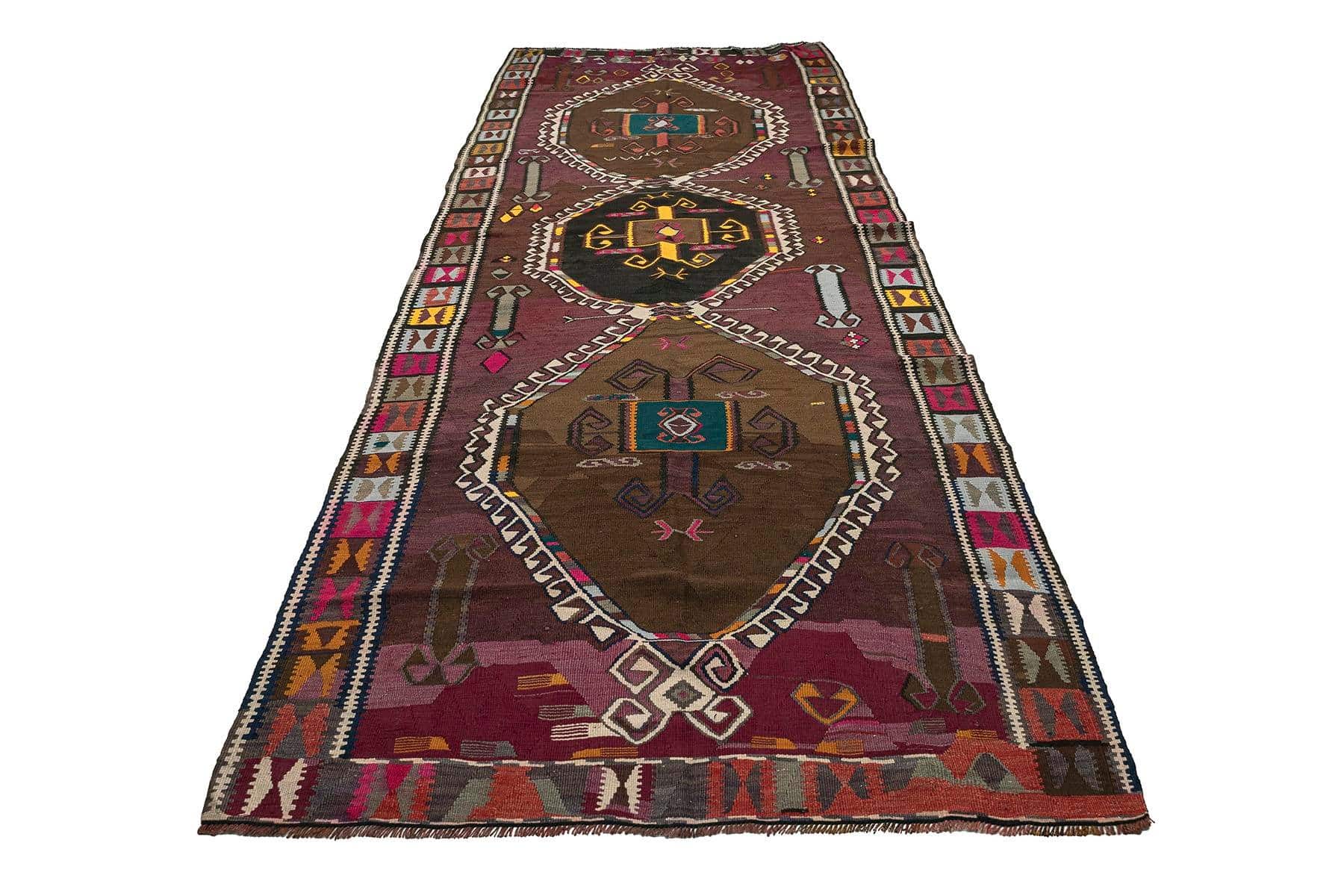 Kars Kelim Tæppe – 152 × 370 cm - Billede 2