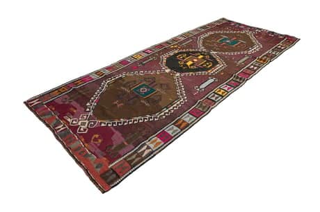 Kars Kelim Tæppe – 152 × 370 cm - Billede 3