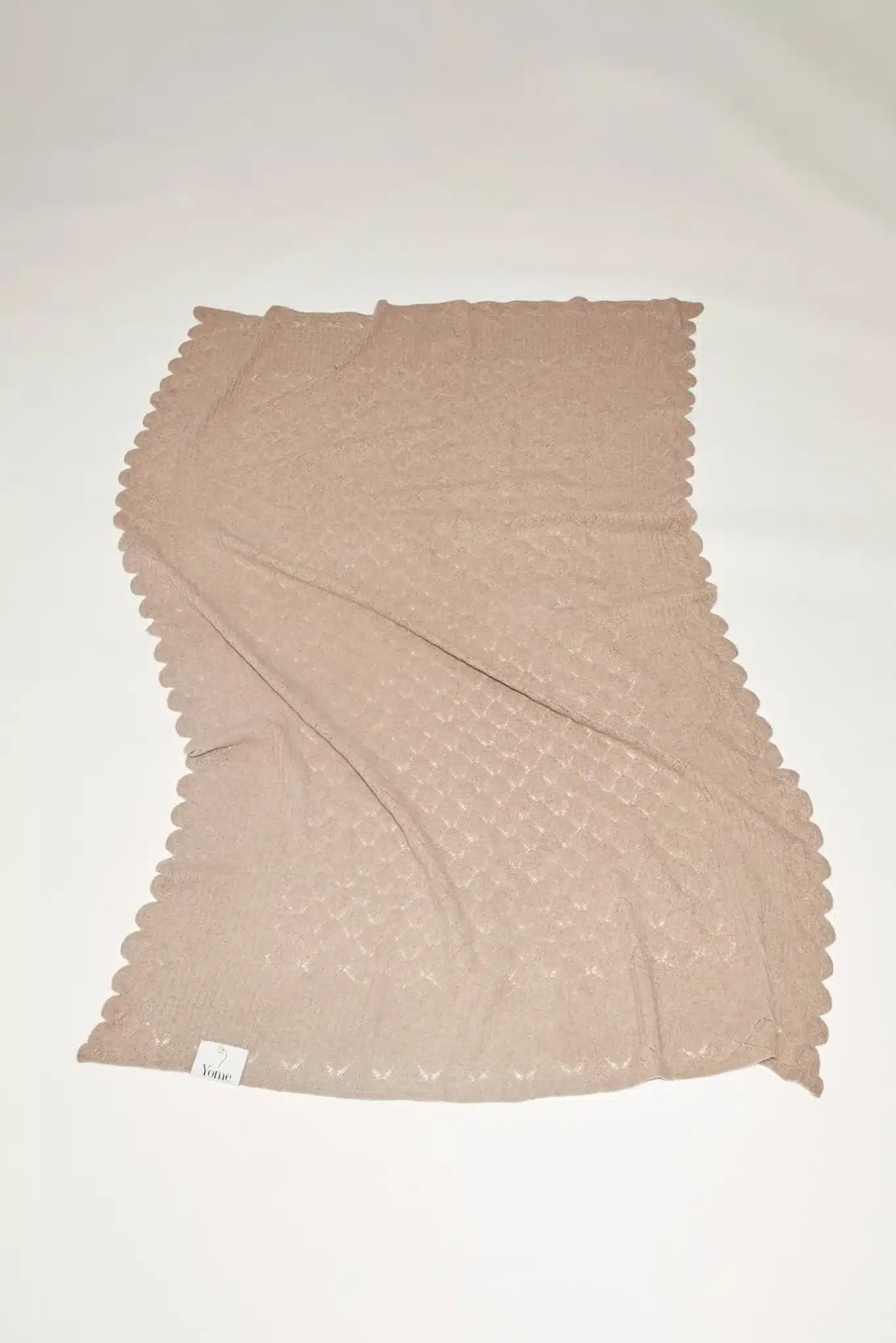 Yak & Merino uldtæppe - Lysebrun - Billede 7